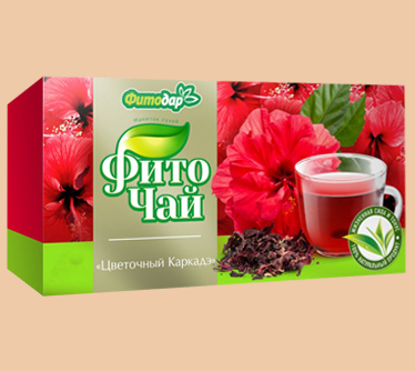 фито чай цветочный Каркаде Фитодар, травяные чаи, купить оптом в Москве